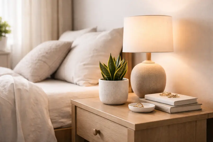 Best Plants for Nightstands (Small Bedroom Plants for Night Tables)