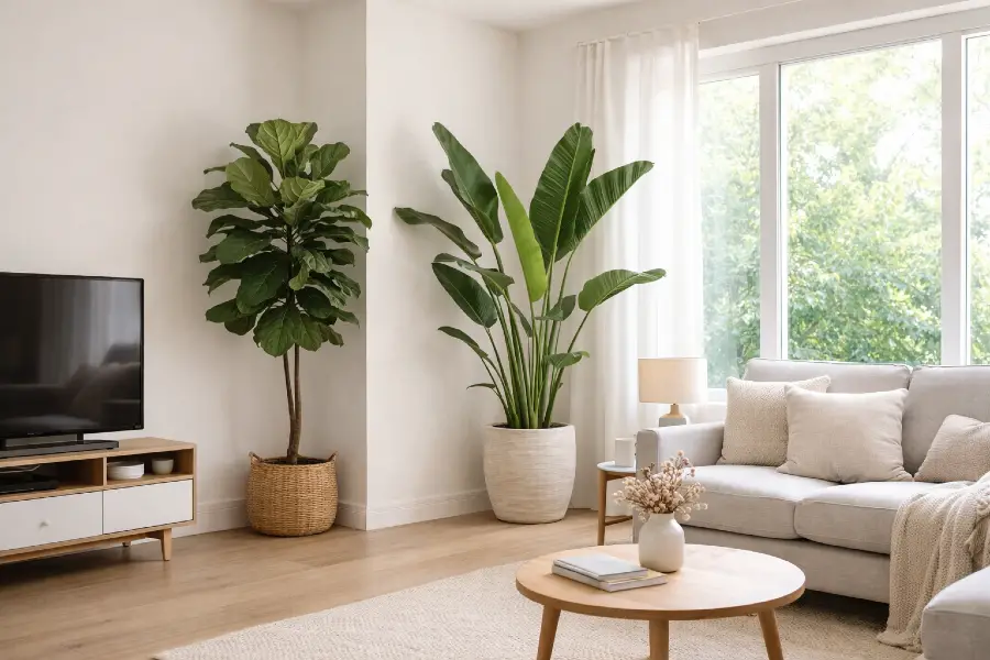 Decorating With Large Indoor Plants (Large Plant Decor Ideas)