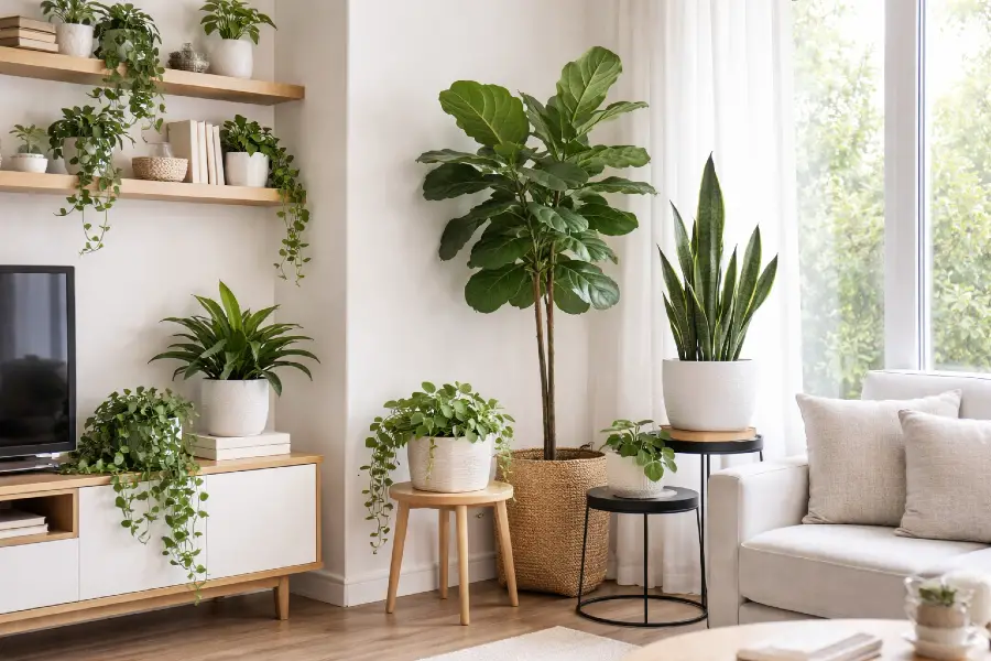 Indoor Plant Display Ideas (Creative Ways to Display Indoor Plants)