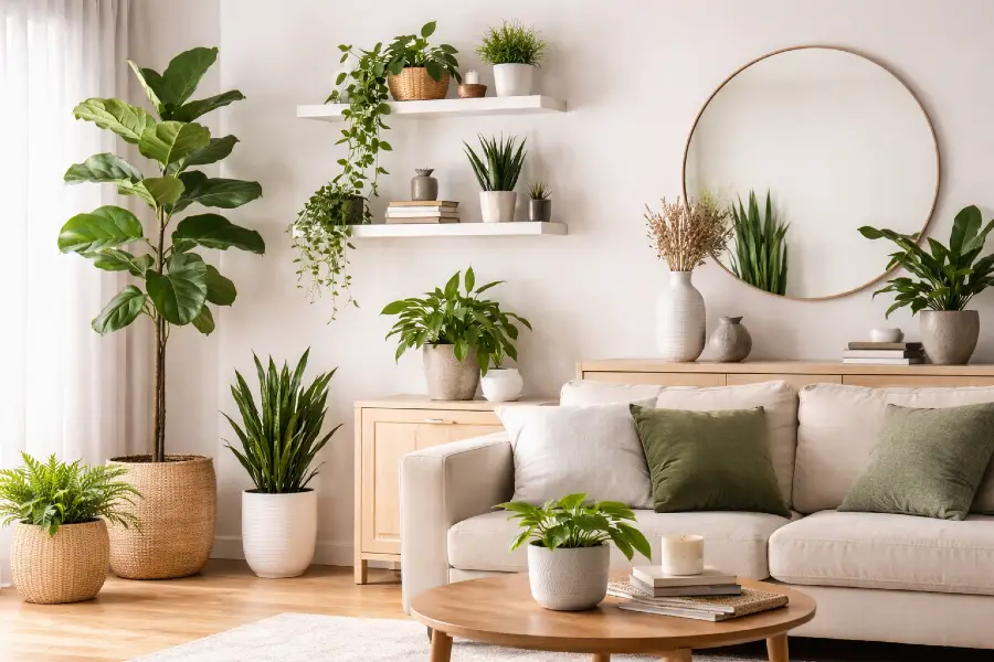 Indoor Plant Styling Tips (Indoor Plant Decor and Arrangement Ideas)
