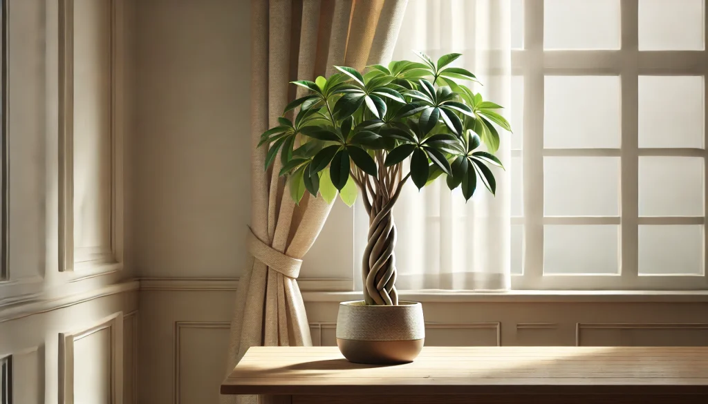 Money Tree Growing Tips-Braided Pachira aquatica Money Tree