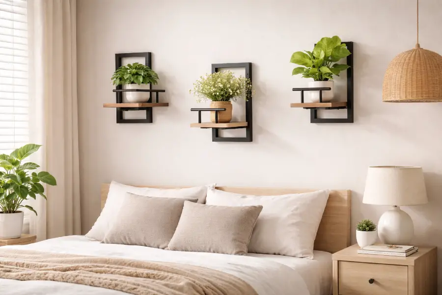 Plant Shelf Ideas for Bedrooms (Bedroom Plant Shelf Decor Ideas)