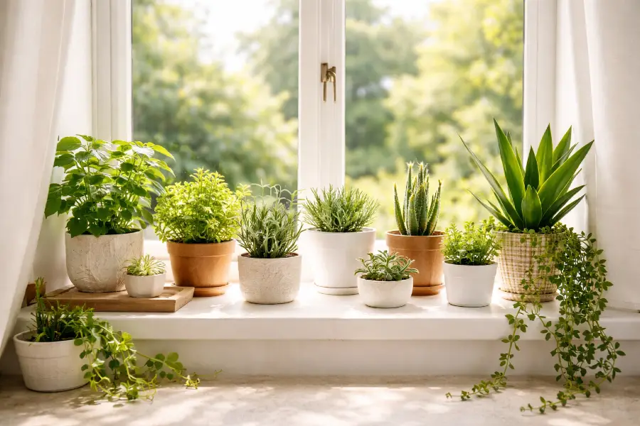 Windowsill Plant Ideas (Best Plants for Sunny Indoor Windows)